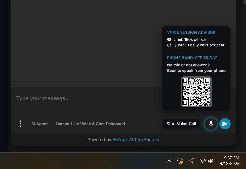 Beltroni Mobile Hand-off Bridge